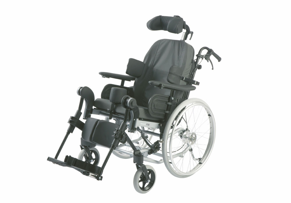Pflegerollstuhl mieten Invacare Clematis Pro Ansicht von vorne